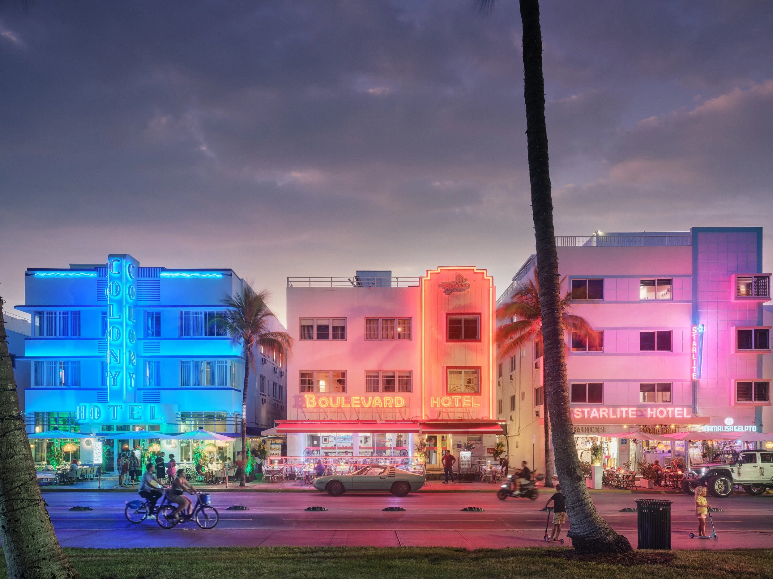 Ocean Drive Neon — Christian Santiago Fine Art Prints
